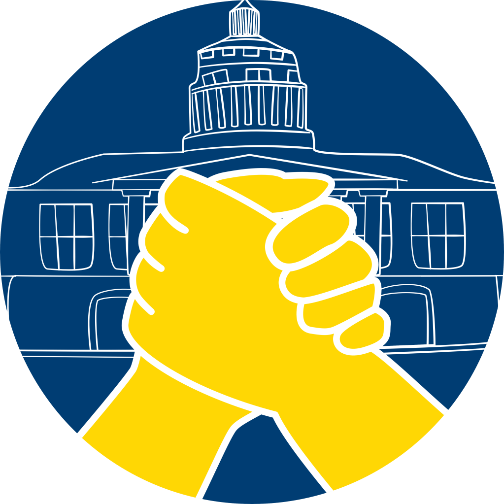 Graduate labor union logo